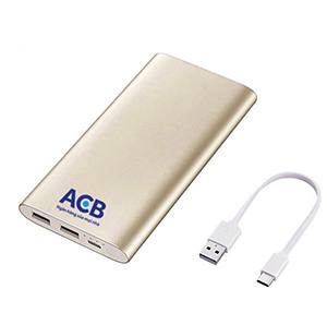 Sạc dự phòng cao cấp, in logo theo yêu cầu làm quà tặng