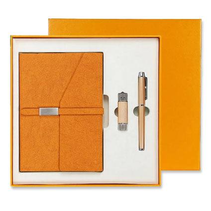 Bộ Quà Tặng Gift SET Bút ký, Sổ da, Usb, Hộp Name Card